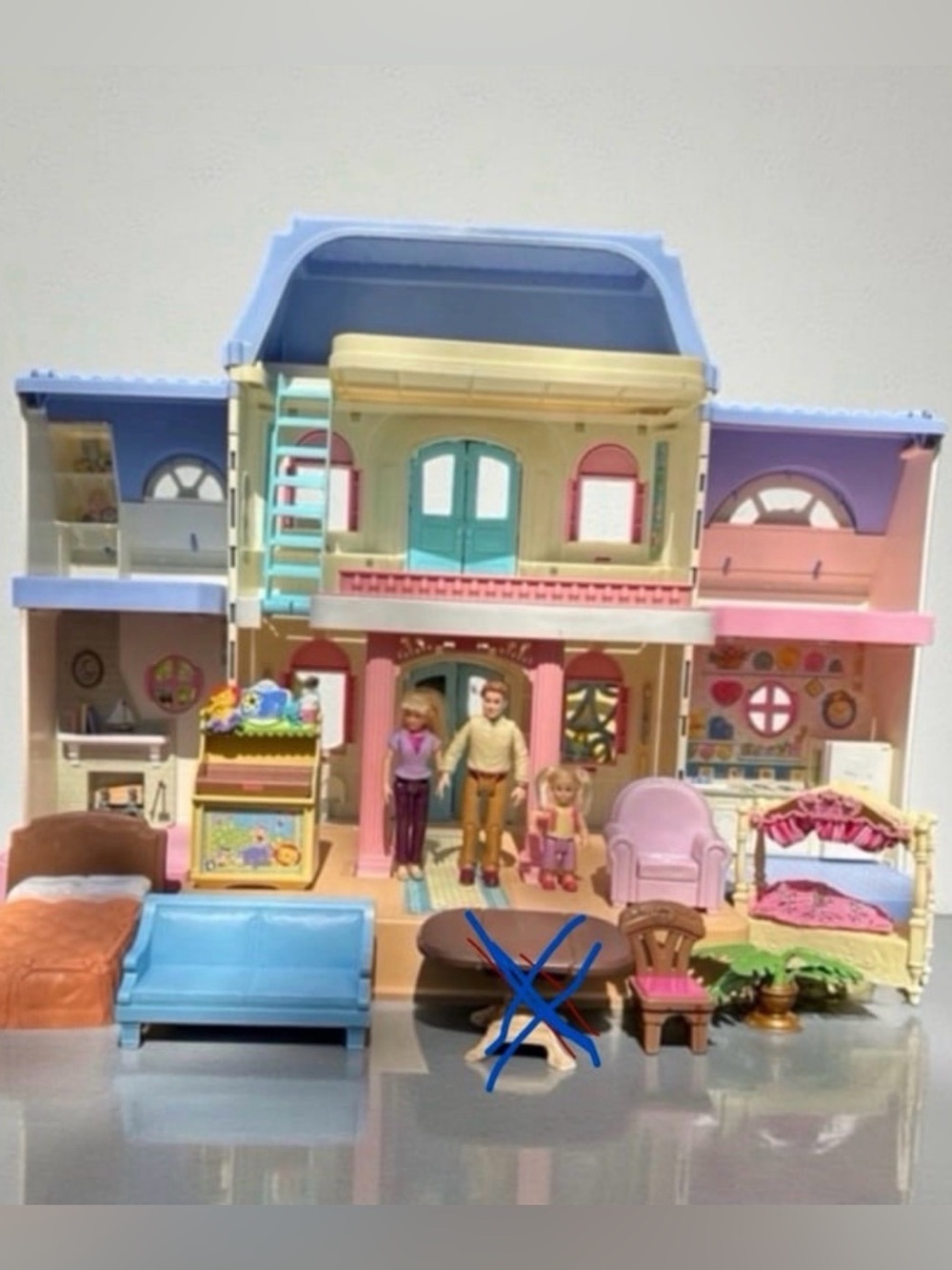 Fisher price loving dollhouse vintage & accessories